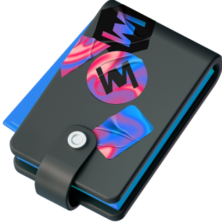 black wallet