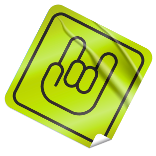 green hand